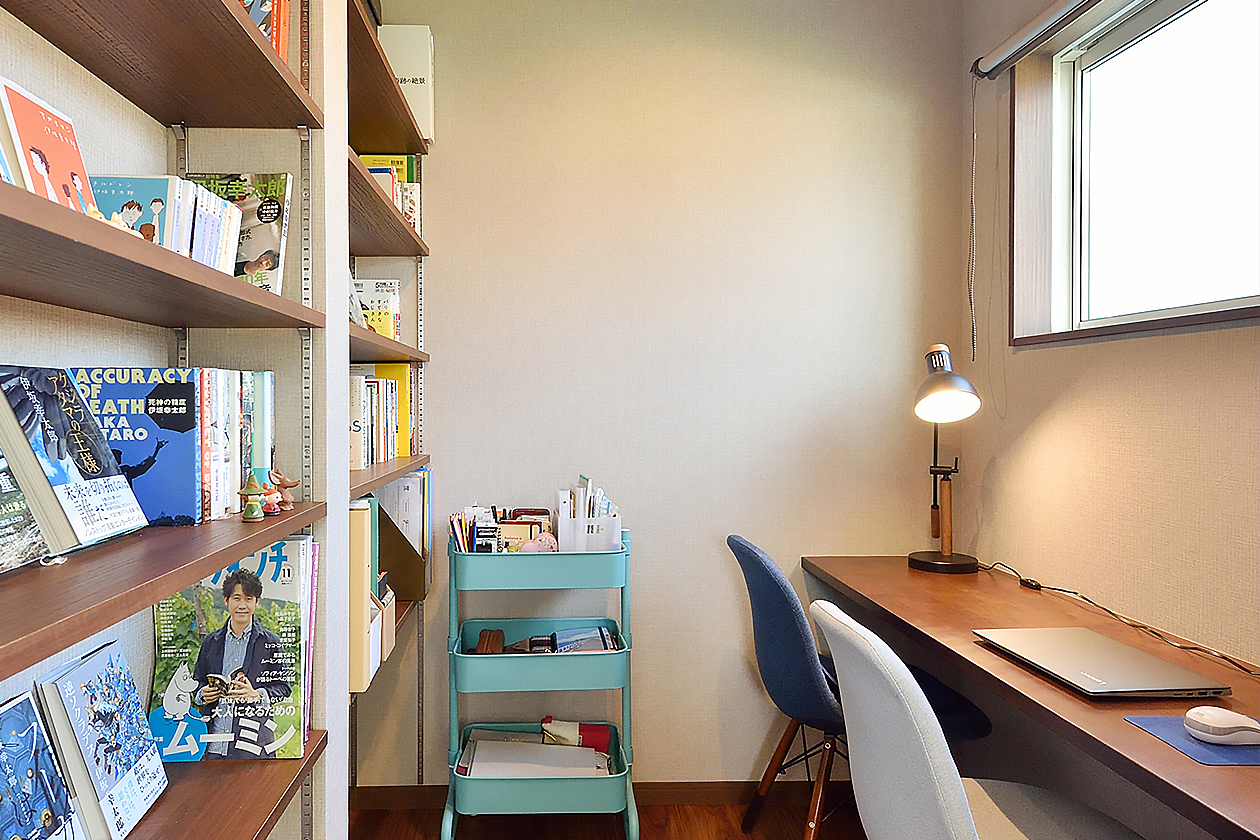 ワークスペース書斎のある家
